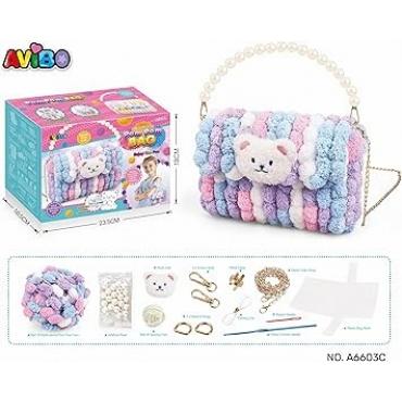 編み物のバッグ...